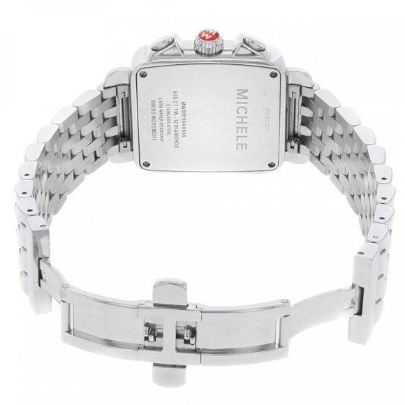 Michele Deco Silver MOP Chrono Diamond Dial Ladies Watch MWW06P000014 main image 6
